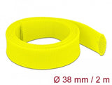 Delock 20755 Funda Trenzada Estirable 2 M X 38 Mm, Color Amarillo