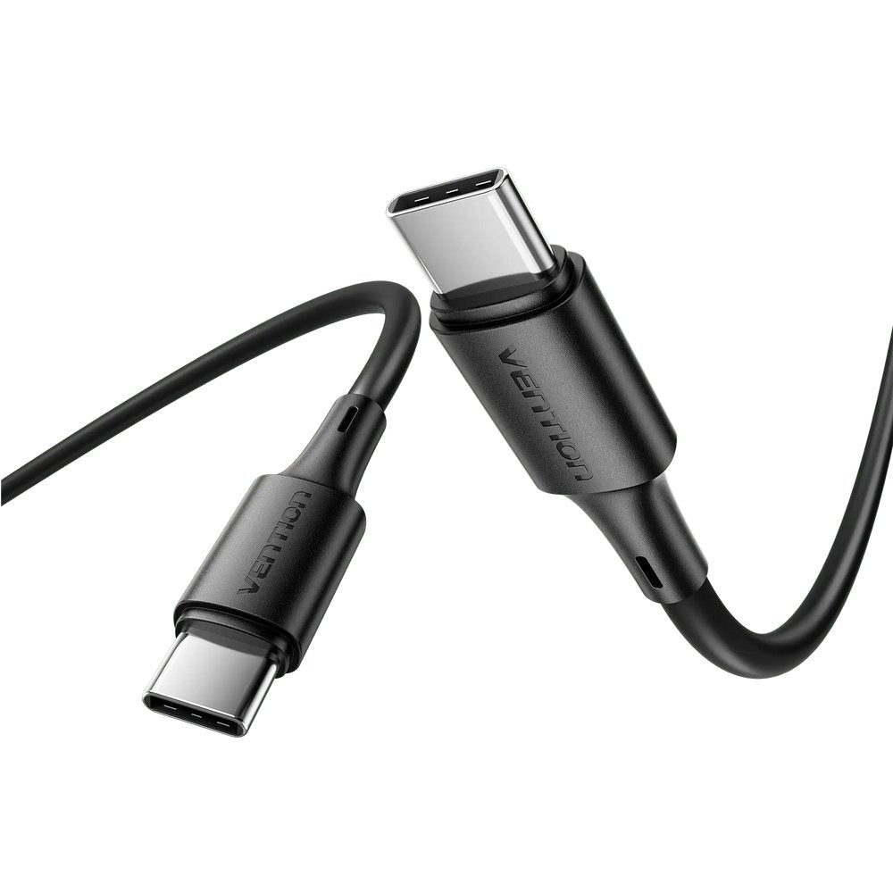 Vention Usb 2.0 Usb-C M-M 3a Cacabl Ble 0.9m Black Pvc