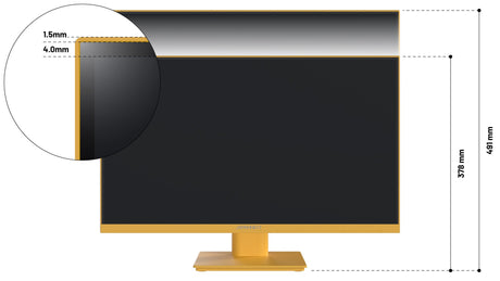 EAN 4589511175767 - JAPANNEXT JN-I238FHD120F-HSP-YE pantalla para PC 60,5 cm (23.8") 1920 x 1080 Pixeles Full HD LCD Amarillo imagen 3