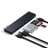 Satechi Usb-C Pro Hub Slim Adapter, Medianoche, St-Hucphsd