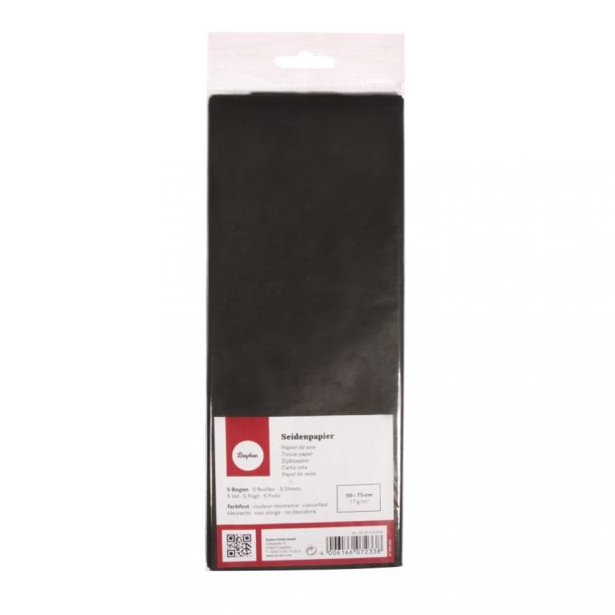 Rayher Papel De Seda Negro