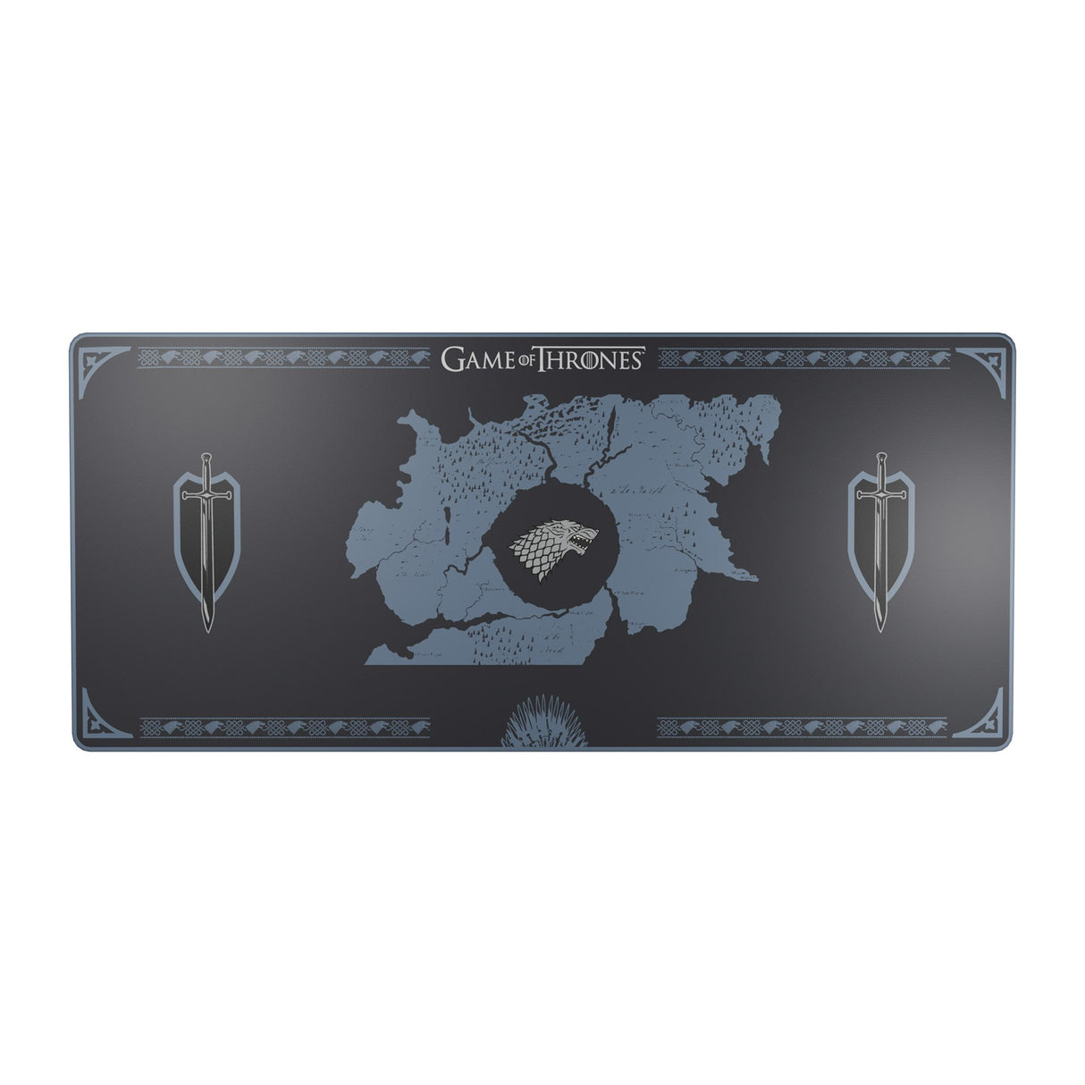 EAN 3760352731690 - Lexip HBO Game of Thrones – Stark Edition Alfombrilla de ratón para juegos Negro, Azul, Blanco imagen 1