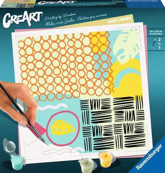 Ravensburger Creart - Formas Funky, Pintura 23639