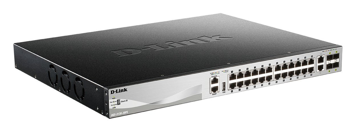 EAN 0790069469947 - D-Link DGS-3130-30PS/E switch Gestionado L3 Gigabit Ethernet (10/100/1000) Energía sobre Ethernet (PoE) G imagen 3