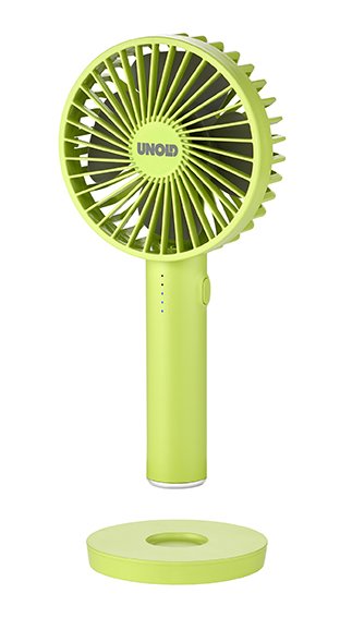 86626 Handventilator Breezy Ii Verde 4w 5 Geschwindigkeitsstufen Ø10cm