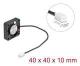 EAN 4043619672868 - DeLOCK 67286 sistema de refrigeración para ordenador Carcasa del ordenador Ventilador 4 cm Negro 1 pieza( imagen 3