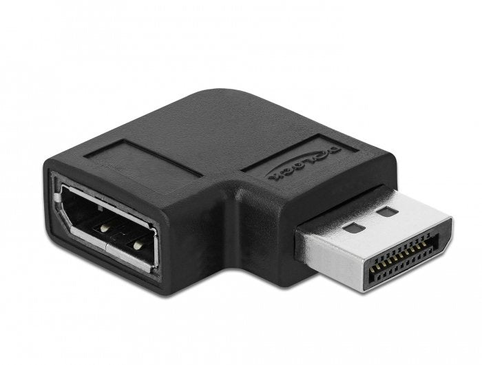 Delock Displayport 1.4 Adapter Stecker Zu Buchse 90 Rechts Gewinkelt 8k 60 Hz