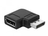 Delock Displayport 1.4 Adapter Stecker Zu Buchse 90 Rechts Gewinkelt 8k 60 Hz