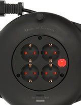 Brennenstuhl Vario Line Kabelbox 4 Tomas / Mini-Kabeltambor 10 M