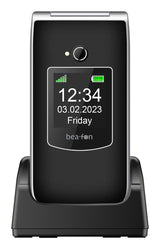 Beafon Sl605 6,1 Cm (2.4") Negro, Plata Teléfono Para Personas Mayores