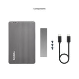 Docking Usb Tipo-C Tooq Tqe-2242g Ranura Ssd M.2 1xhdmi 1xrj45 1xusb 1xusb Tipo-C 1xlector Tarjetas 1x Jack 3.5 1xusb Tipo-C Pd