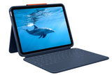 EAN 5099206107045 - Logitech 920-011191 teclado para móvil QWERTZ Alemán Smart Connector Azul imagen 9