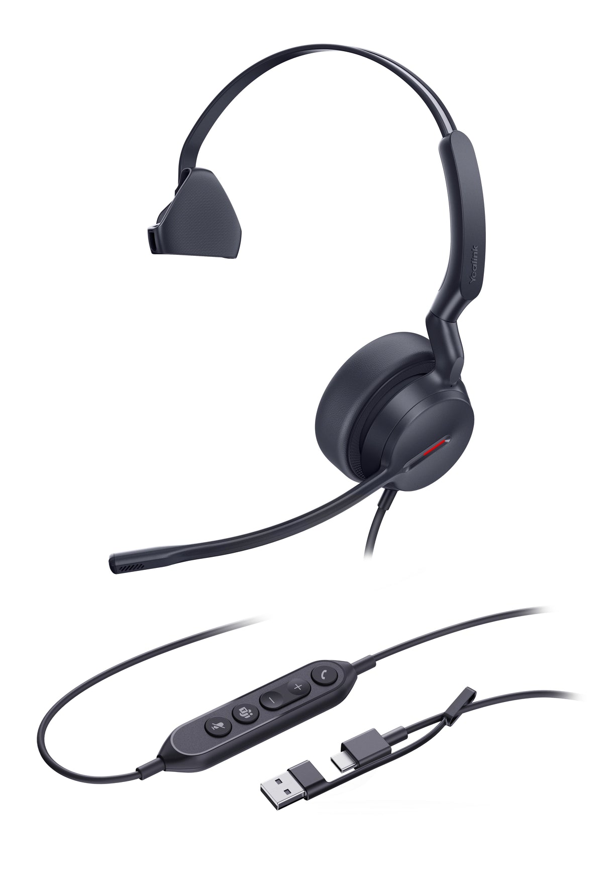 EAN 6938818322622 - Yealink UH44 Mono Teams USB-C/A Auriculares Alámbrico Diadema Oficina/Centro de llamadas USB Type-C / USB imagen 3
