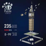 Ravensburger 3d Puzzle Iconics: Big Ben - Con Luz 216 Partes 12008025