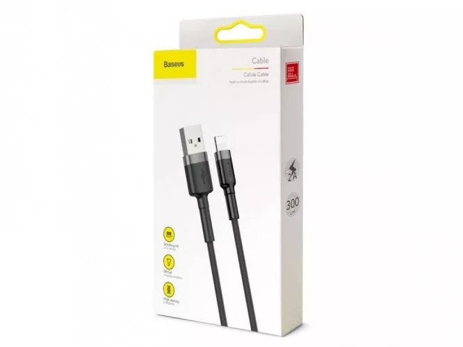 EAN 6953156296305 - Baseus CALKLF-RG1 cable de conector Lightning 3 m Gris, Negro imagen 4