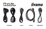 EAN 4948570120482 - iiyama T6562AS-B1 pantalla de señalización Panel plano interactivo 163,8 cm (64.5") LED 500 cd / m² 4K Ul imagen 10