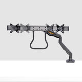 Startech.Com Desk Mount Dual Monitor Arm W  Crossbar, Up To 27 In Displays - Befestigungskit - Artikulierender, Mechanischer Feder