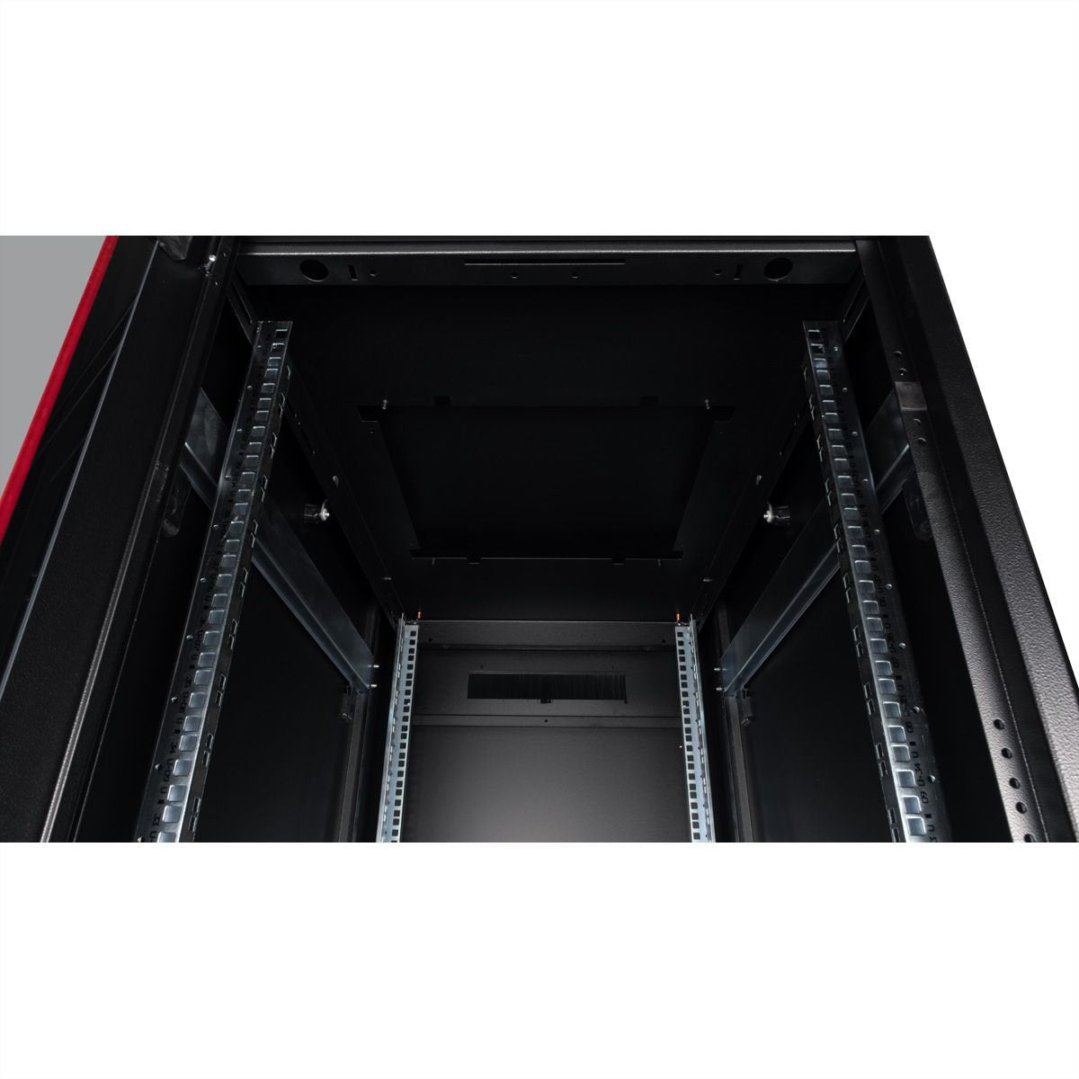 Roline 19-Zoll Netzwerkschrank Pro 42 He, 600x1000 Bxt Glastr Schwarz