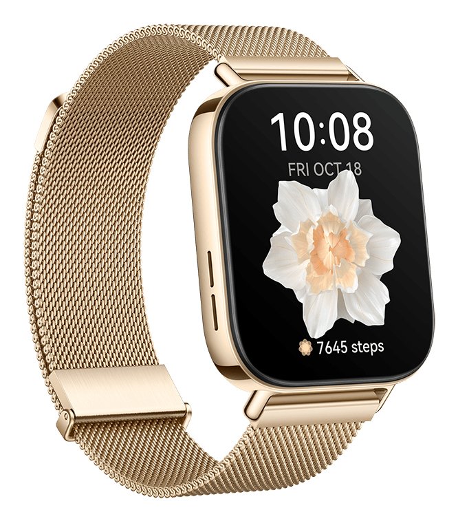 EAN 6942103128790 - Huawei WATCH FIT 3 4,62 cm (1.82") AMOLED 43.2 mm Digital 408 x 480 Pixeles Pantalla táctil Oro Wifi GPS  imagen 3