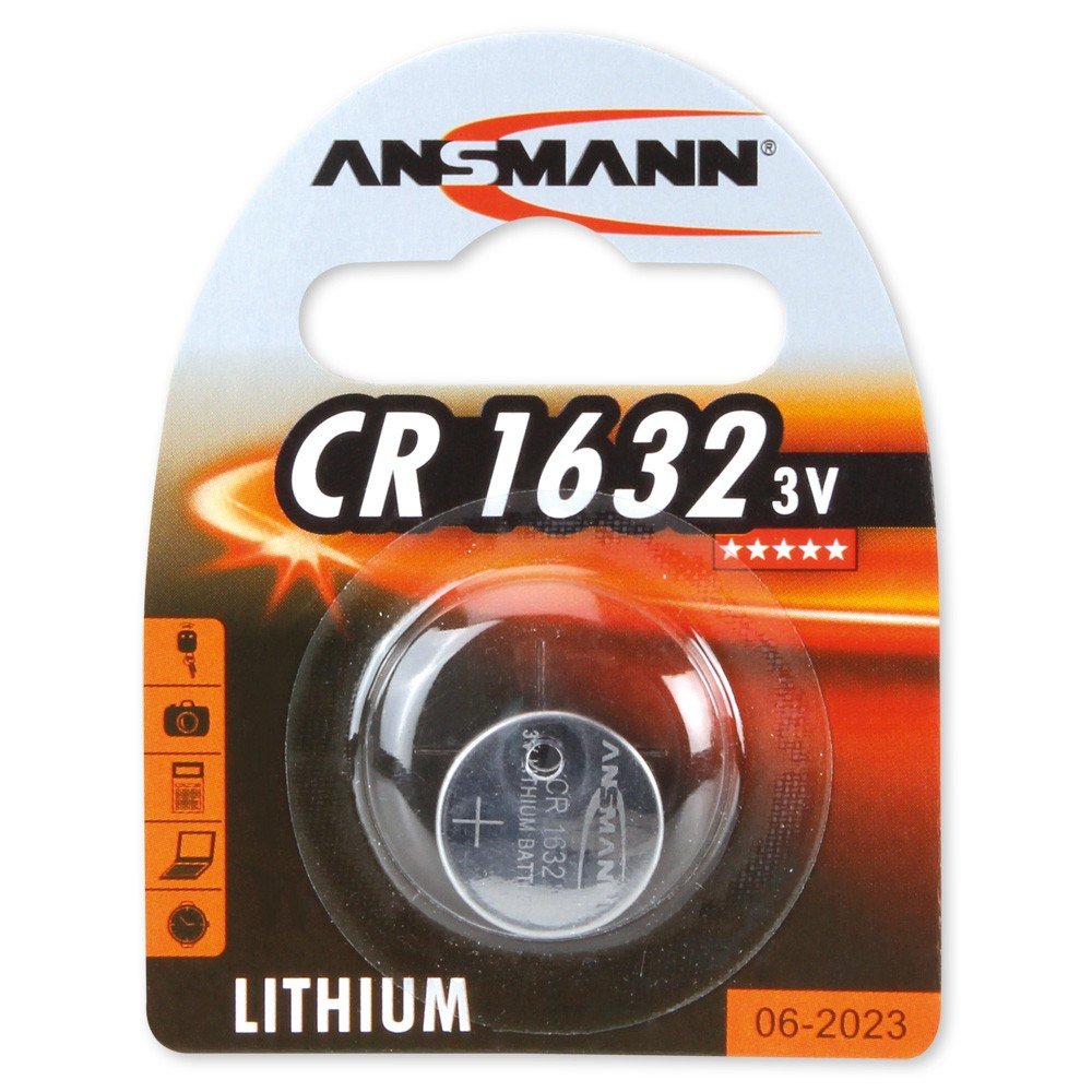 Ansmann 1516-0004 Pila De Botón Cr1632 3v Litio