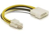 Cable De Alimentacion Delock P4 4pol -> Molex 4pin M/M  0.15m