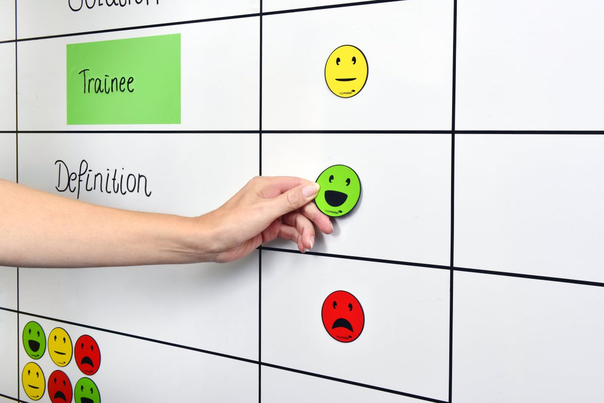 Legamaster Magnet Emoticon 7-123304 Sort 50mm 6 Ud./Pack.