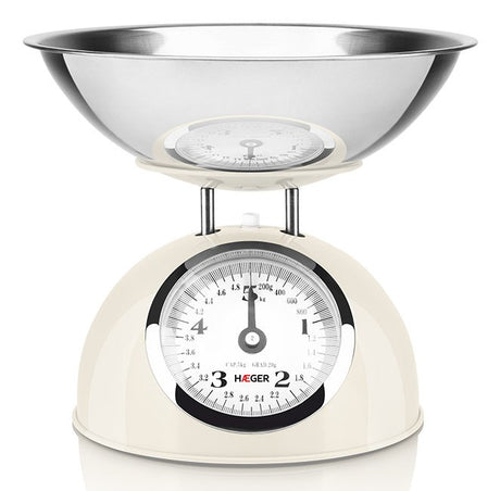 EAN 5608475032219 - Haeger KS-CME.009A báscula de cocina Crema de color, Acero inoxidable Encimera Alrededor Báscula de cocin imagen 1
