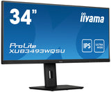 EAN 4948570121359 - iiyama ProLite XUB3493WQSU-B5 pantalla para PC 86,4 cm (34") 3440 x 1440 Pixeles UltraWide Quad HD LED Ne imagen 1