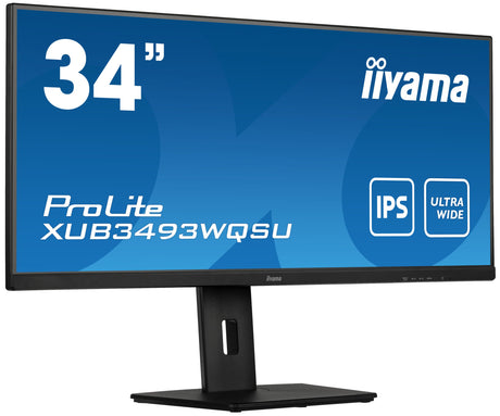 EAN 4948570121359 - iiyama ProLite XUB3493WQSU-B5 pantalla para PC 86,4 cm (34") 3440 x 1440 Pixeles UltraWide Quad HD LED Ne imagen 1