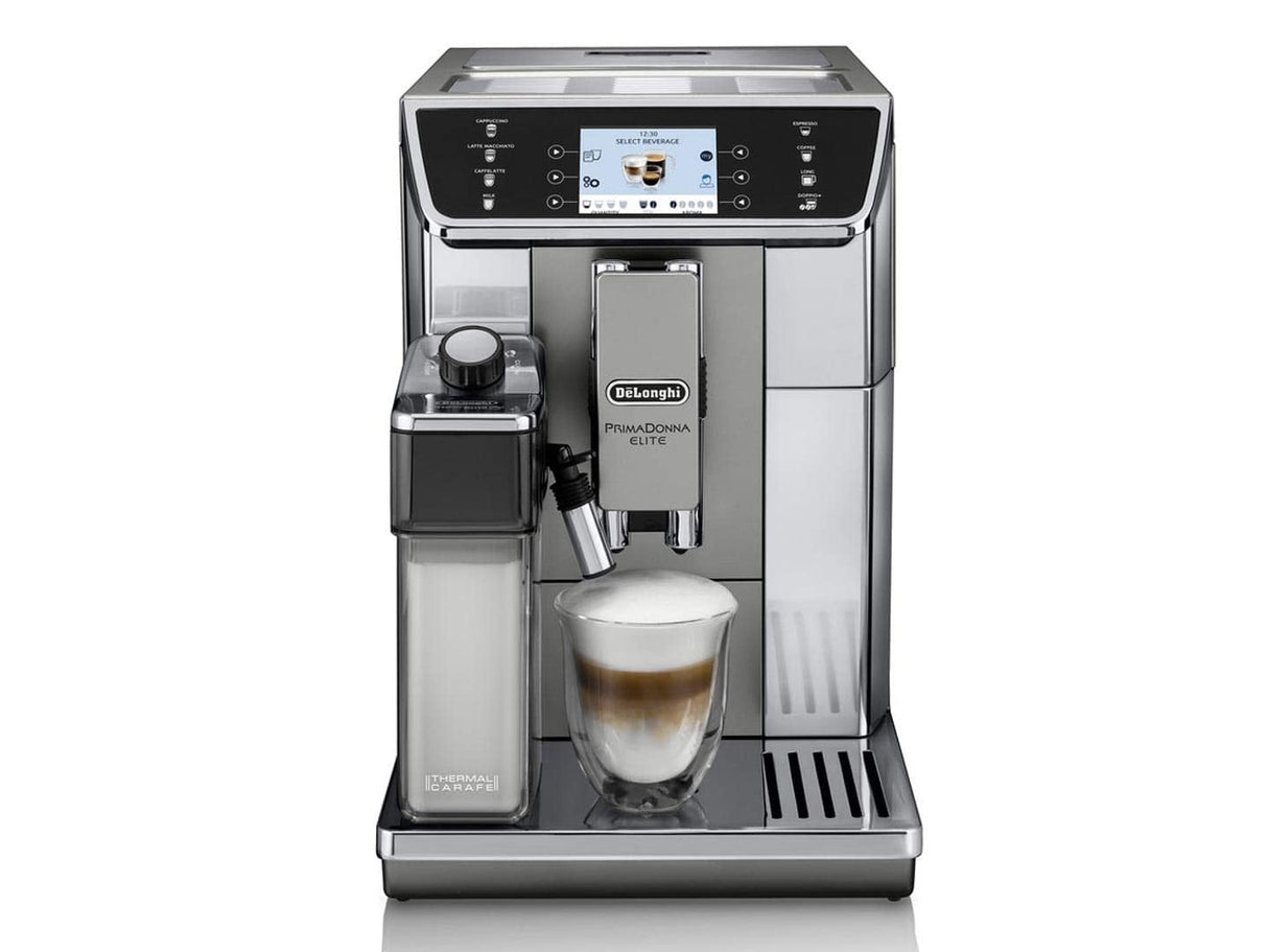 Cafetera Delonghi Ecam 650.55 Ms, Superautomática Plateado