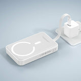 EAN 0850056972468 - Baseus P1002210B223-00 batería externa Polímero de litio 10000 mAh Cargador inalámbrico Blanco imagen 7