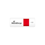 EAN 4260283118151 - MediaRange MR970 unidad flash USB 4 GB USB tipo A 2.0 Rojo, Blanco imagen 4