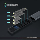 Tooq Shura Carcasa Externa Ssd M.2 Ngff/Nvme Usb-C 3.1 Gen2