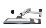 Ergotron Lx Kit De Montaje (Brazo Con Base Fija Extensión Base Bandeja De Teclado Bandeja Corredera Para Ratón Reposamuñecas Soporte Para Ratón) Para Teclado / Ratón Aluminio Pulido Se Puede Instalar En La Pared Para P/N: 45-353-026