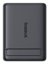 Picogo Am31 Qi2 Ultra-Mini Magnetic Power Bank With Kickstand 5000mah 20w Cosmic Black (+Braided Cable Usb-C To Usb-C 30cm Black)