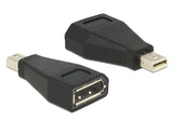 EAN 4043619652389 - DeLOCK 65238 cambiador de género para cable mini Displayport 1.2 Displayport Negro imagen 1