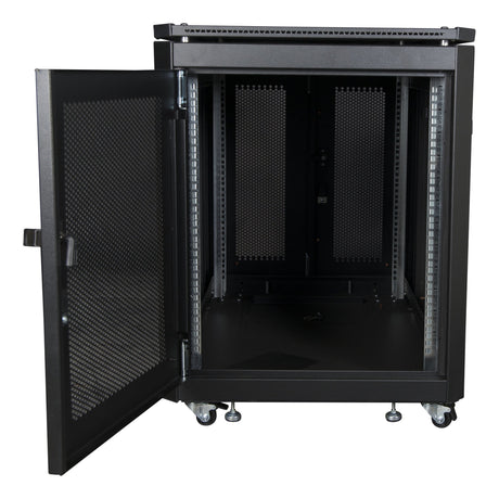 EAN 5420016846365 - LOGON RSL12U61BL armario rack 12U Rack o bastidor independiente Negro imagen 2