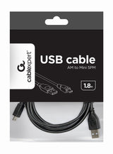 EAN 8716309042017 - Gembird 1.8m USB 2.0 A/mini-USB M cable USB 1,8 m USB A Mini-USB B Negro imagen 2