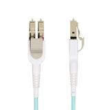 Cable De Fibra Startech.Com  Óptica Multimodo Conmutable Lc A Lc [Upc] Om4 De 5m - 50/125?M - Redes De 100g - Low Insertion Loss - Lszh - Conmutado De Polaridad Sin Herramientas