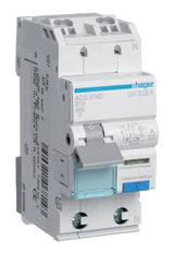 Hager Fi-Ls 1p+N 6ka B-16a 30ma Ads916d ** Tipo A Quickconnect