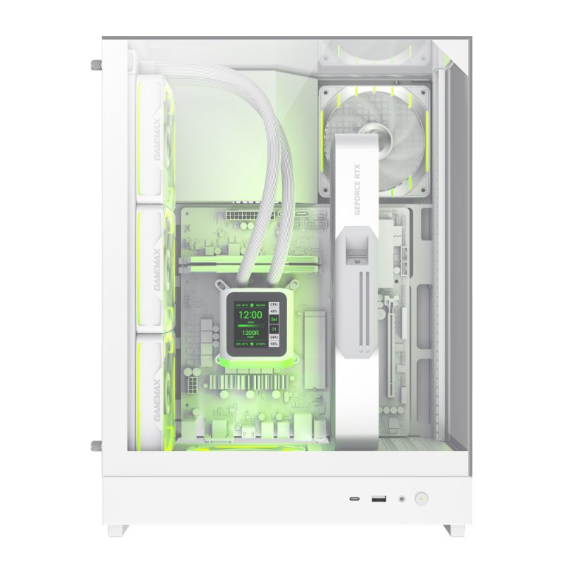 Caja Pc Gamemax  Case  T20 Wh  M-Atx