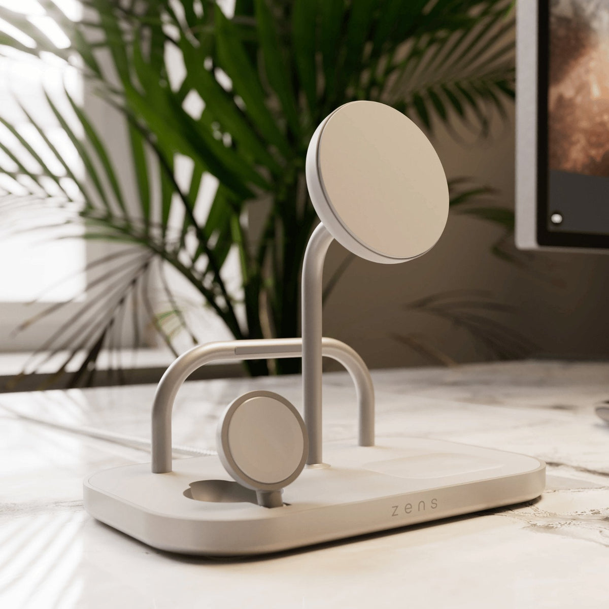 Zens 4 In 1 Inalámbrico Cargador Blanco