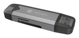 Lector De Tarjetas Natec Scarab 3 Usb 3.1 Gen 1 Usb-A + Usb-C Sd/Micro Sd