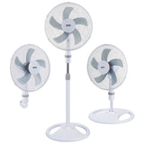 Ventilador 3 En 1, Blanco, Potencia 45 W, Aspas Ø40 Cm, Altura Regulable 107-133 Cm