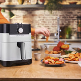 Freidora De Aire Tefal Easy Fry & Grill Classic Ey501a  Caliente Acero Inoxidable/Negro Ey501a