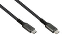 Cable Alcasa 2240-Cct005a  Usb Usb 2.0 2 M Usb C Negro