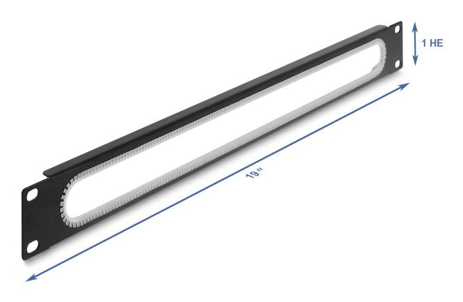 Delock 19? 1 He Cabledurchführung Mit Kantenschutz Schwarz