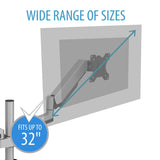 EAN 0662919099102 - V7 DM1TA-1E soporte para monitor 81,3 cm (32") Escritorio Plata imagen 8