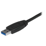 Startech.Com Usb 3.0 Data Transfer Cable For Windows & Mac 2m (6ft) Adaptador De Conexión Directa Usb 3.0 Usb 3.0 Negro