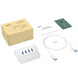 Aukey Cb-H5 Aluminium Hub Usb-A  4in1  4xusb 3.0  5gbps